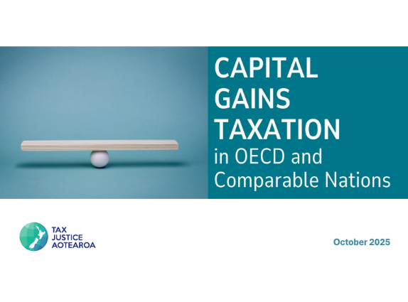 Report confirms NZ international outlier without CGT, advocacy group calls on all parties to embrace this common sense tax change