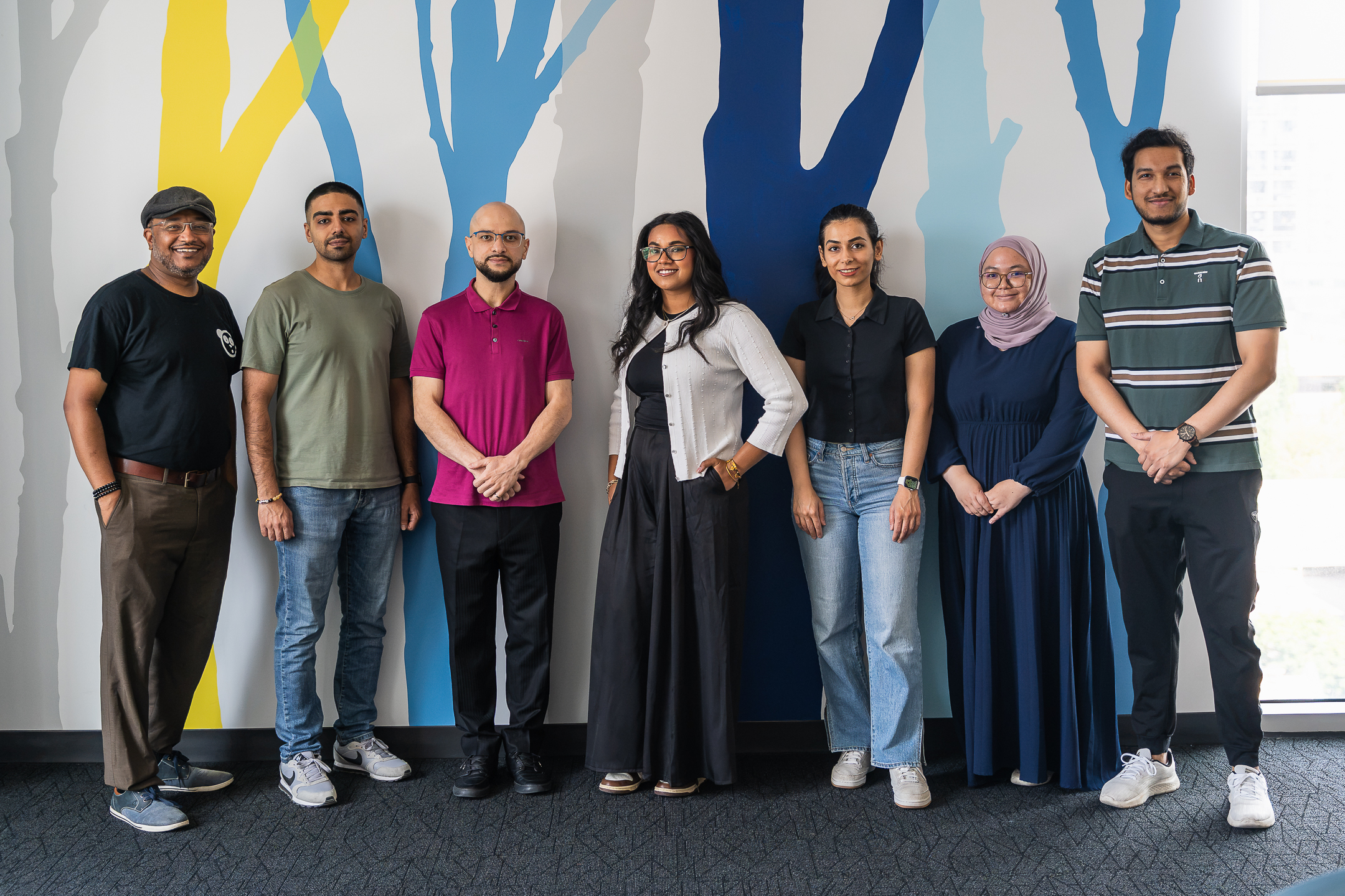 The TMGSU executive team and board members together