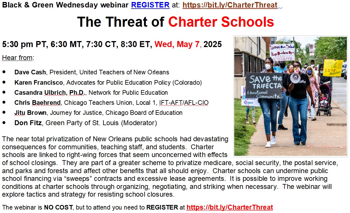 Description of Charter School Webinar