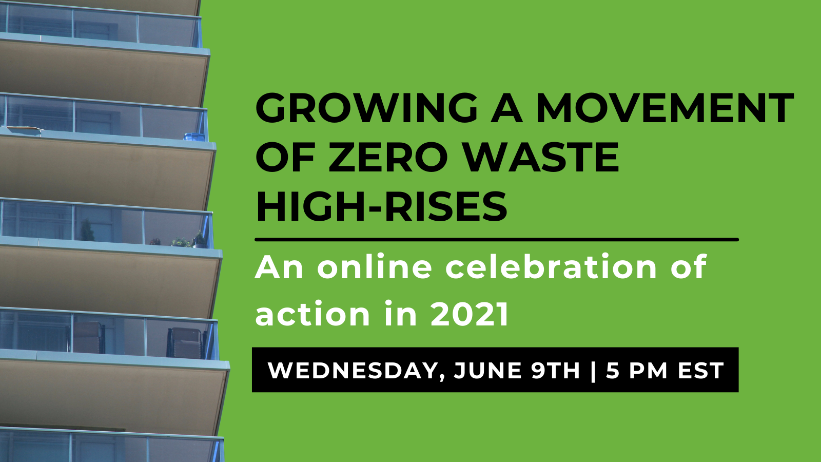 Picture of GROWING A MOVEMENT OF ZERO WASTE HIGH-RISES: An online celebration of ...
