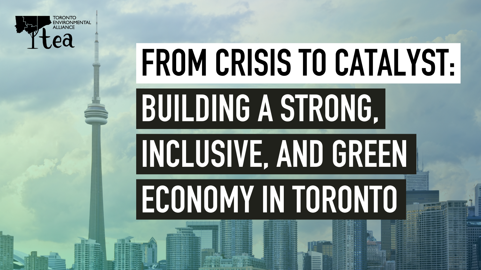 From Crisis to Catalyst: Building a Strong, Inclusive, and Green