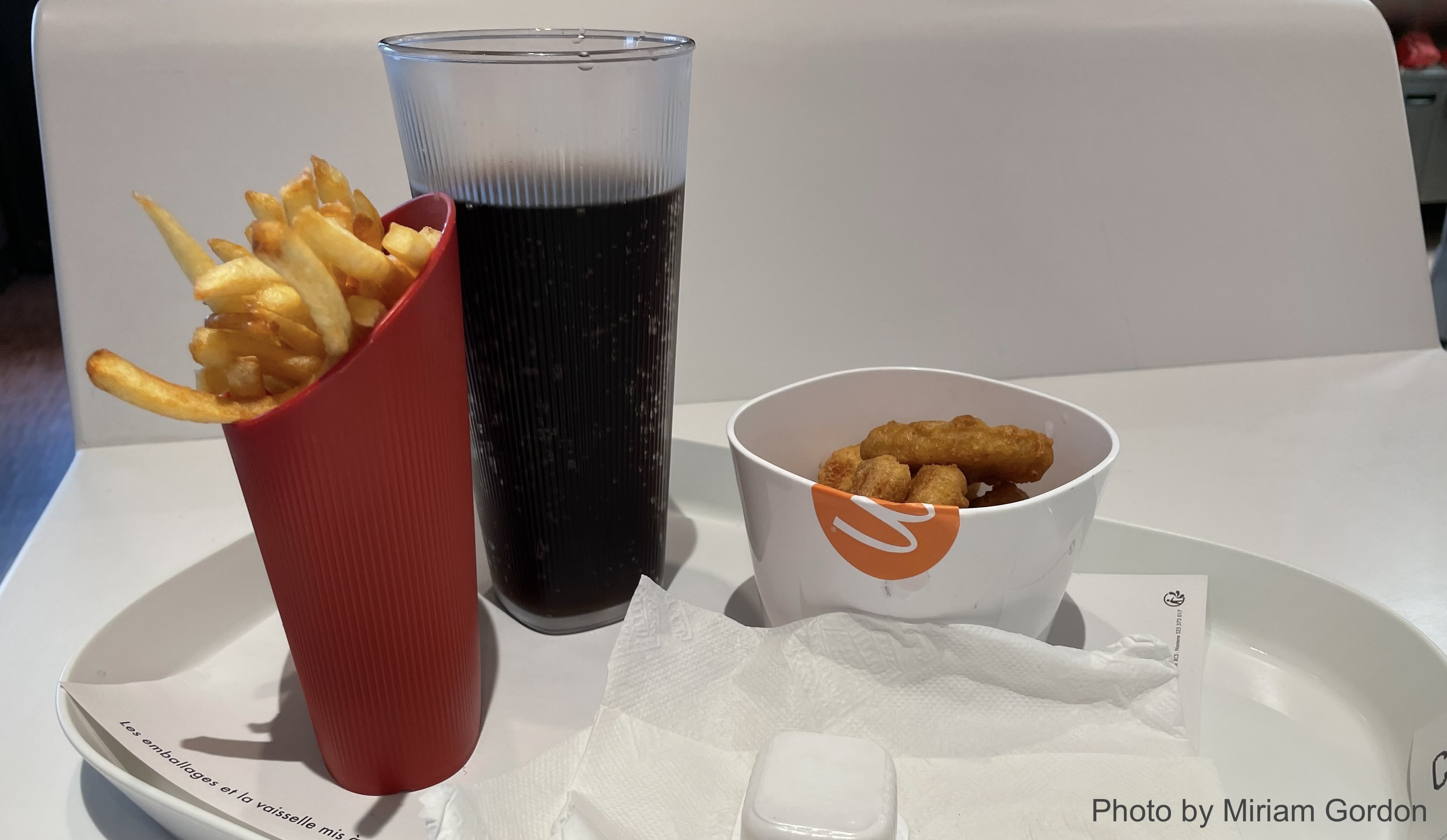 Reusable dishes at a McDonald's restaurant in France.