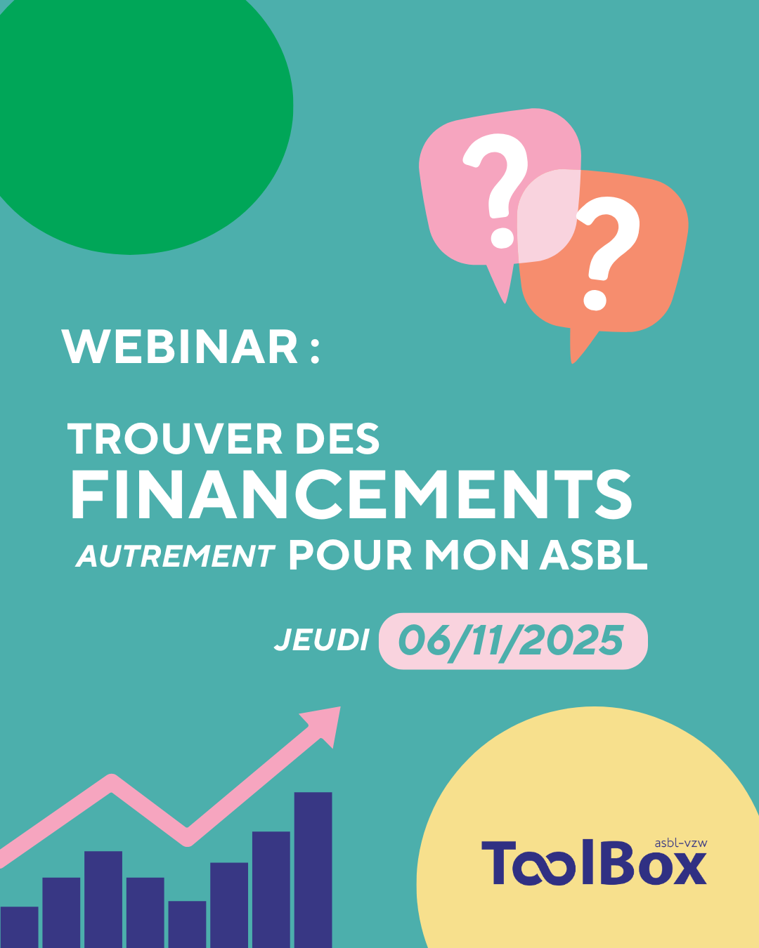 Webinar : Trouver des financements autrement pour mon ASBL