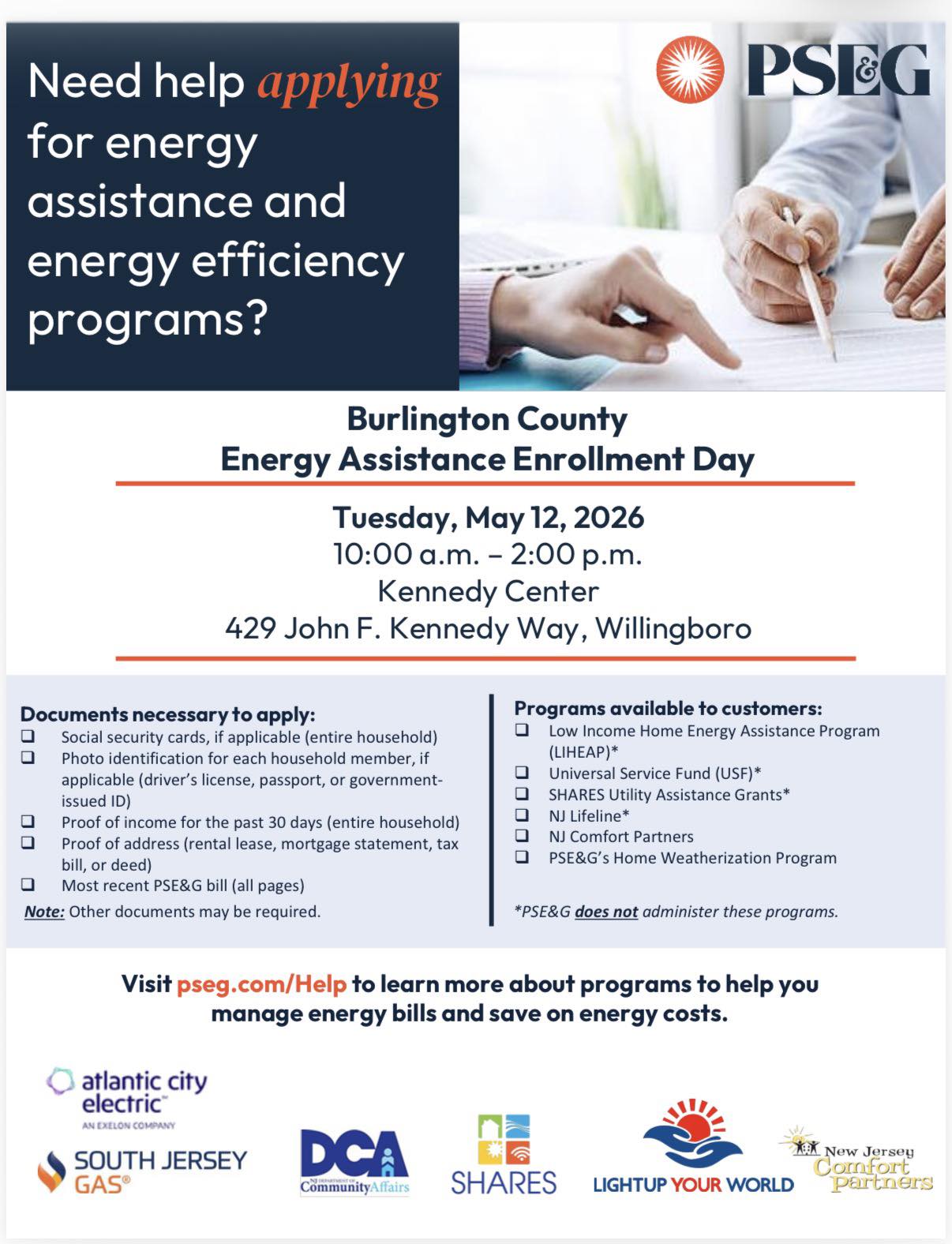 BurlCo Utility Assistance Event