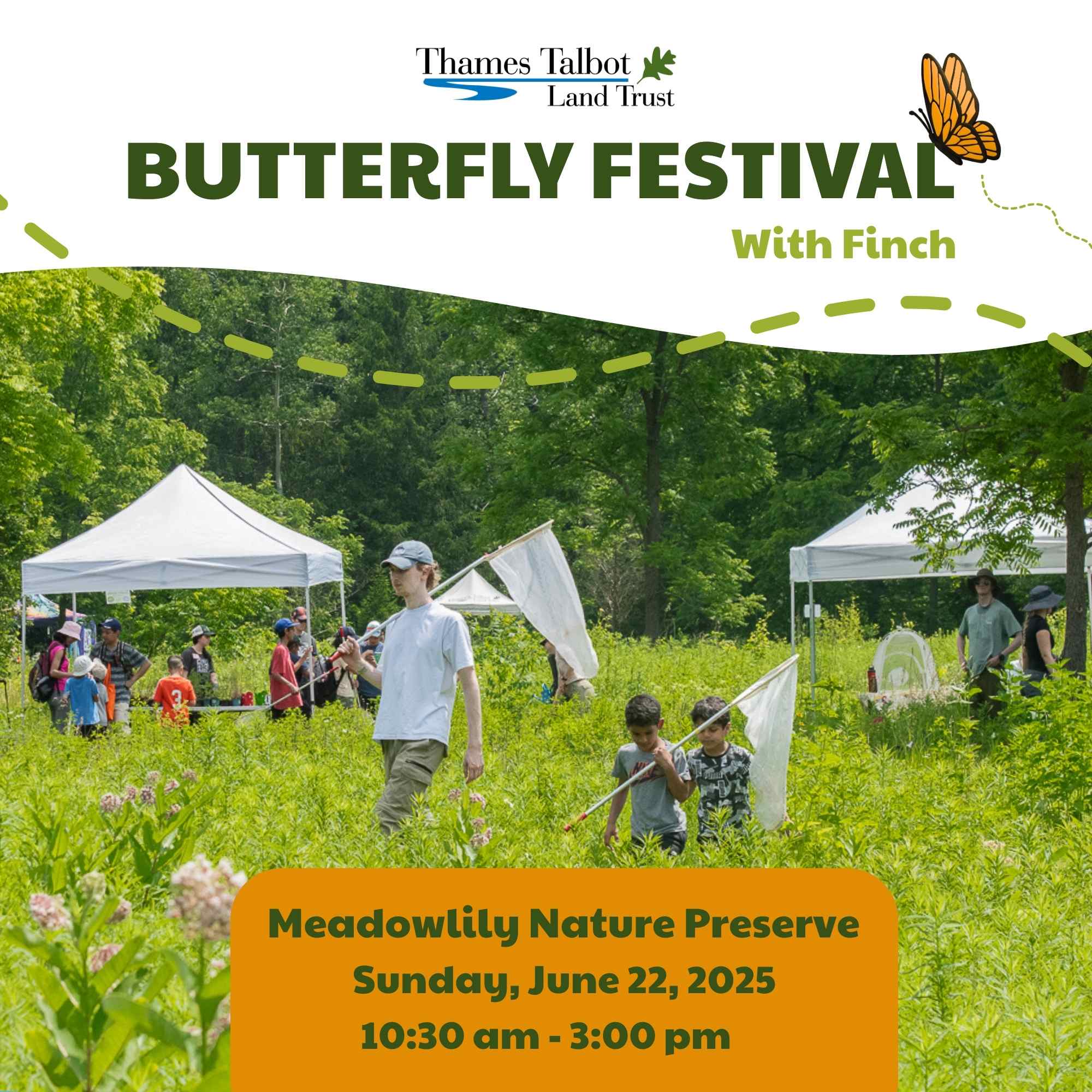 Butterfly Fest Finch Poster