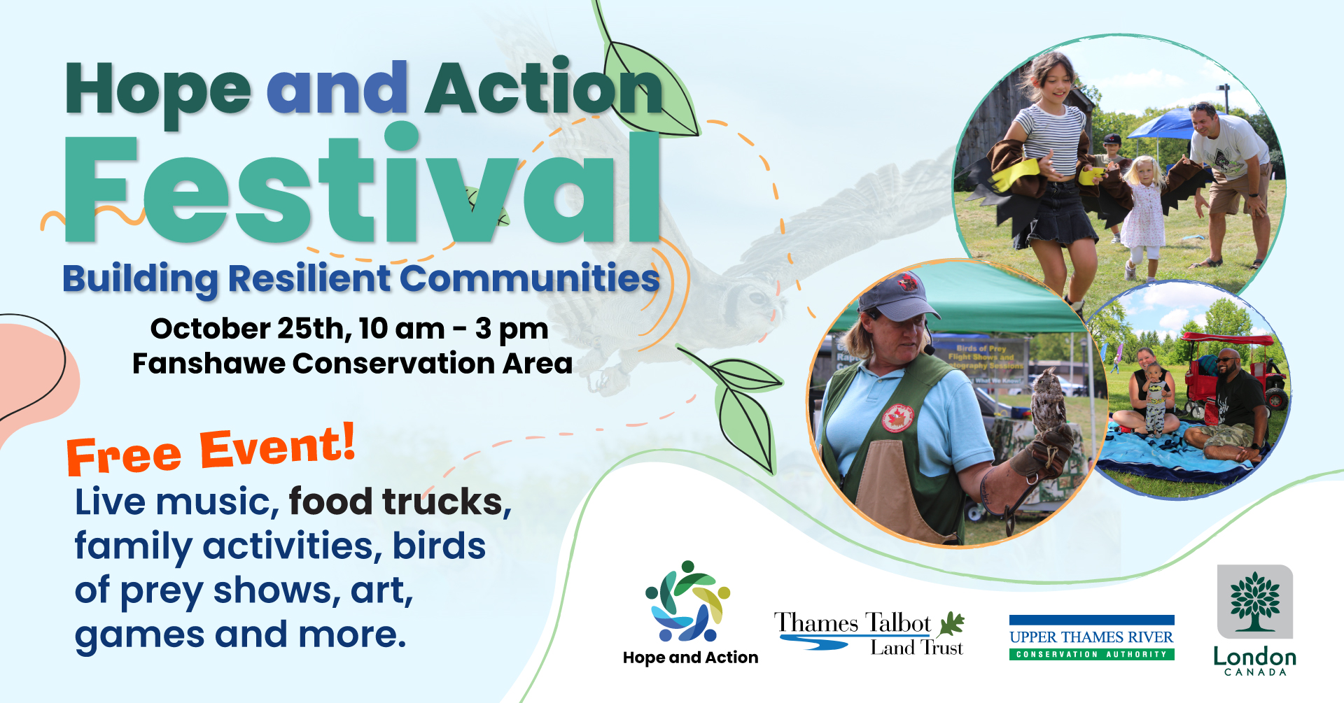 Promotional poster for Hope and Action Festival 2025