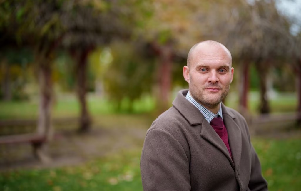 (Trent Nelson | The Salt Lake Tribune) Turner Bitton in Salt Lake City on Friday, Nov. 4, 2022. He helped found SLC Neighbors for More Neighbors.