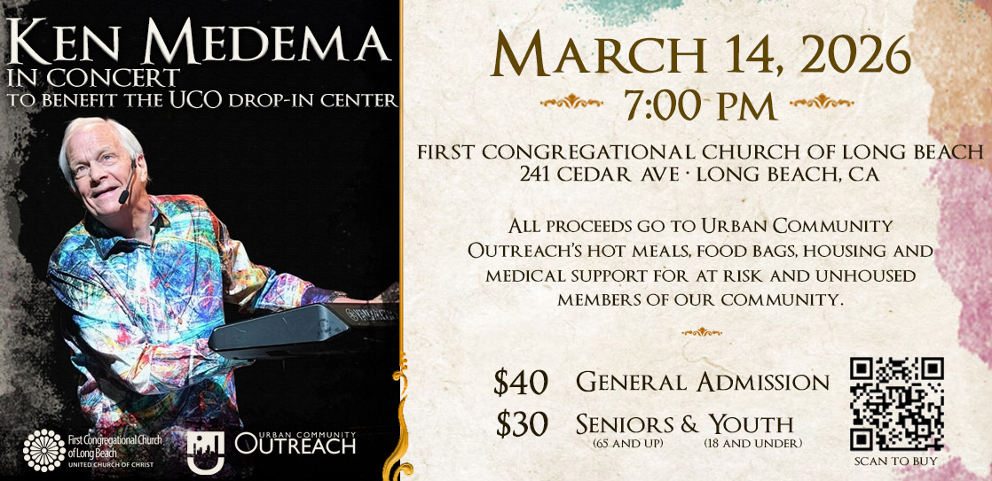 Image advertising the Ken Medema concert