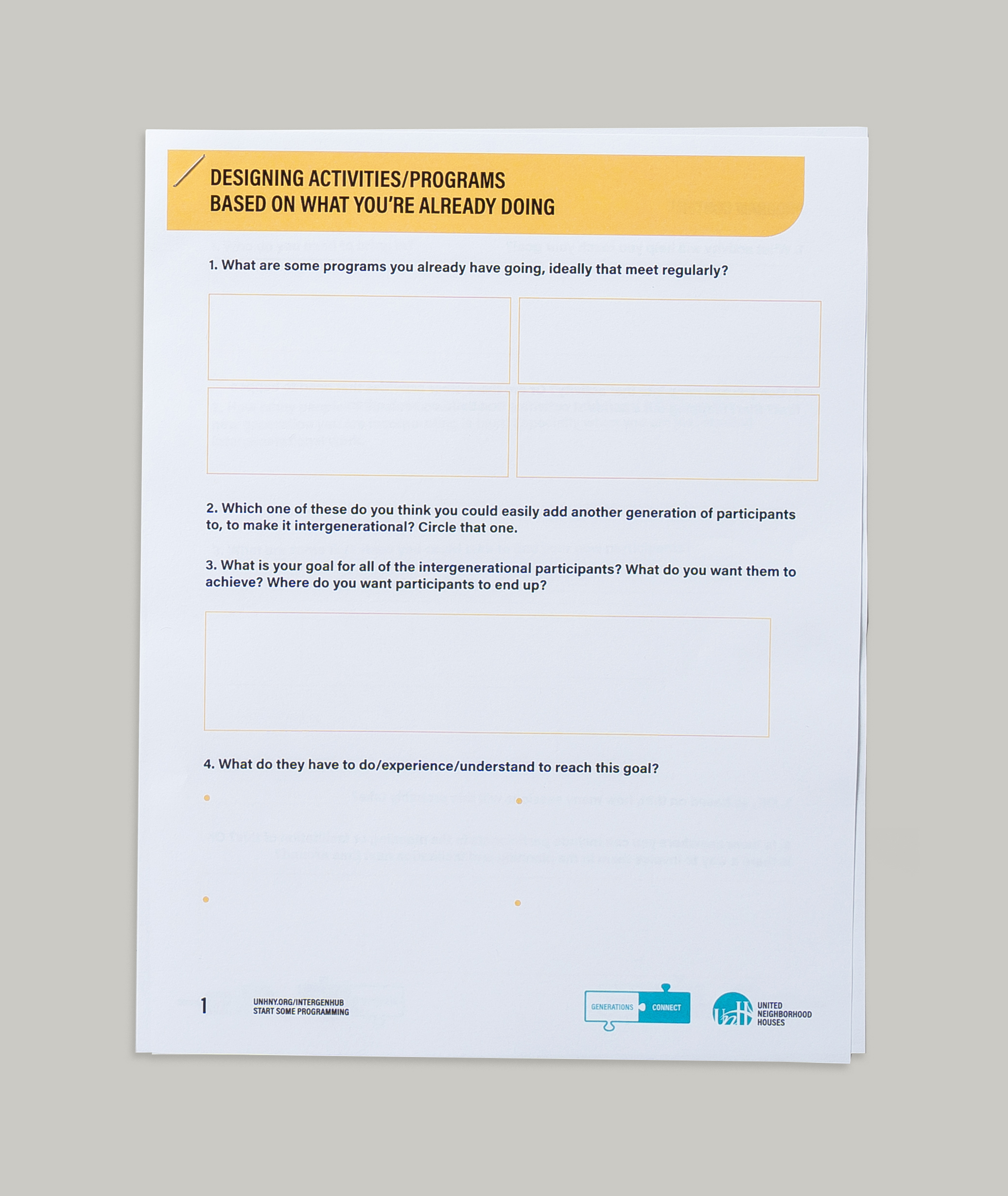 Designing Programs Based On What You're Already Doing