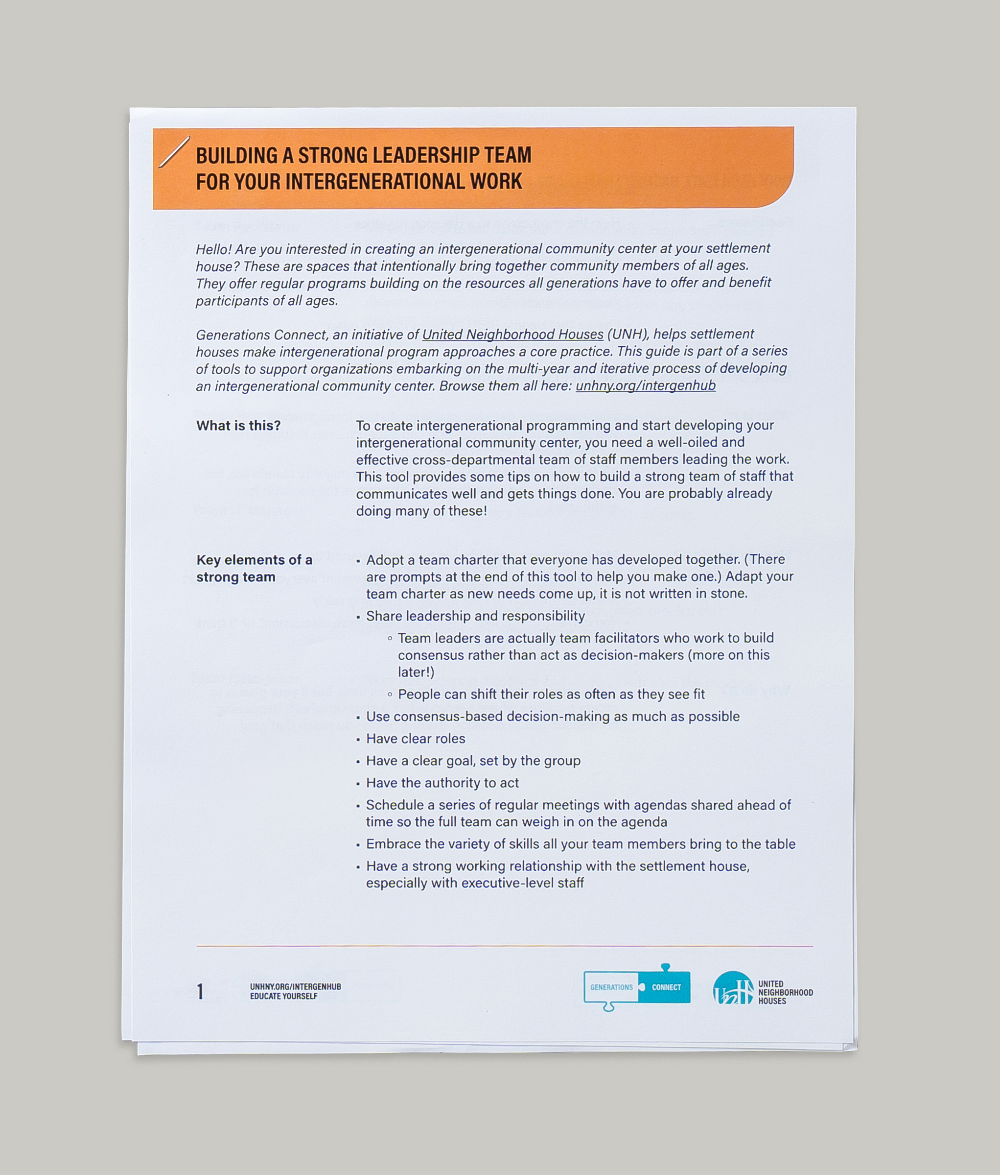 Building a Strong Leadership Team