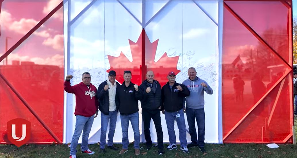  GM CAMI workers rally to protect Canadian jobs