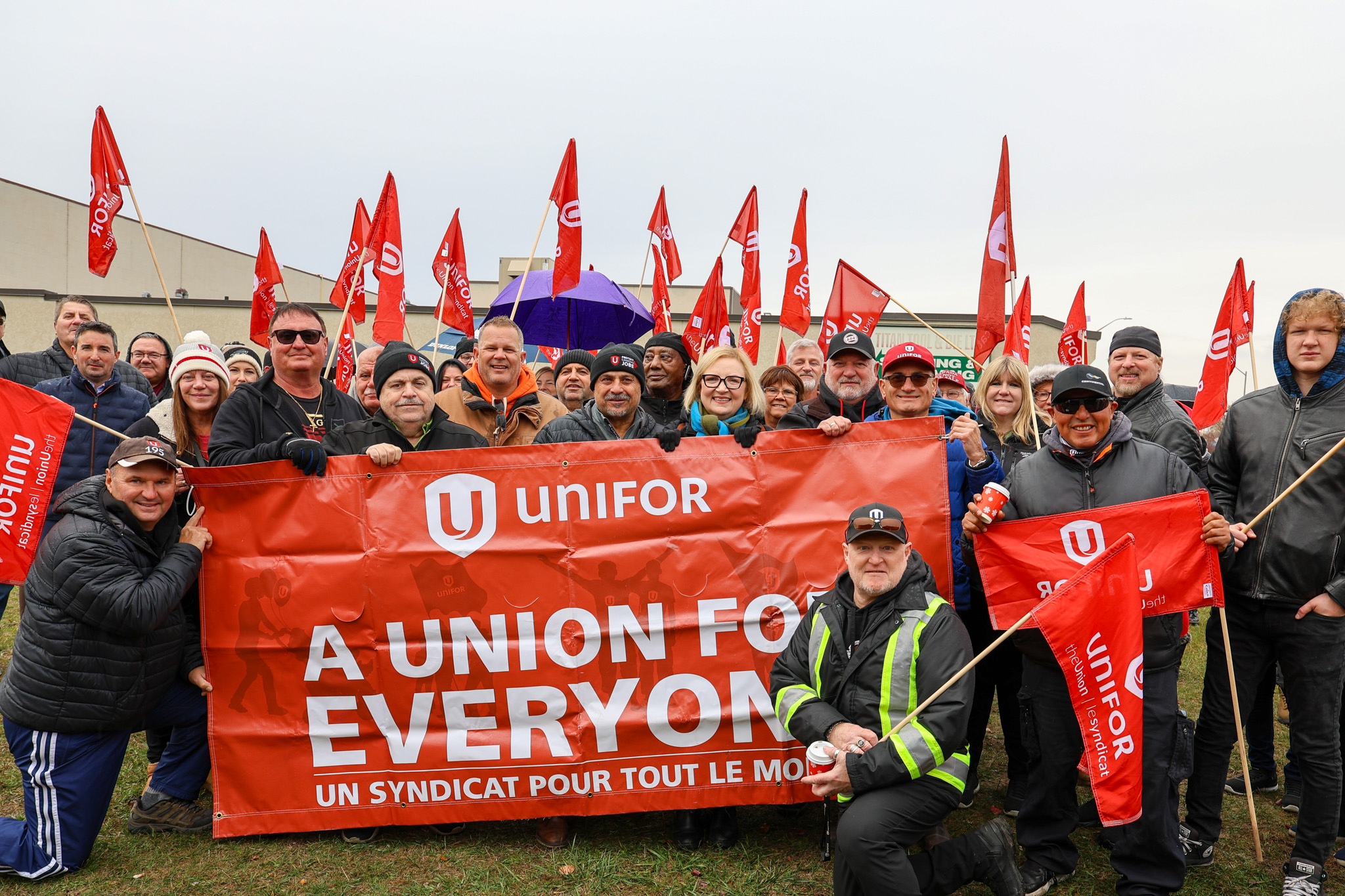 Locked out Titan Tool & Die workers mark 100 day dispute with Windsor-wide vehicle caravan