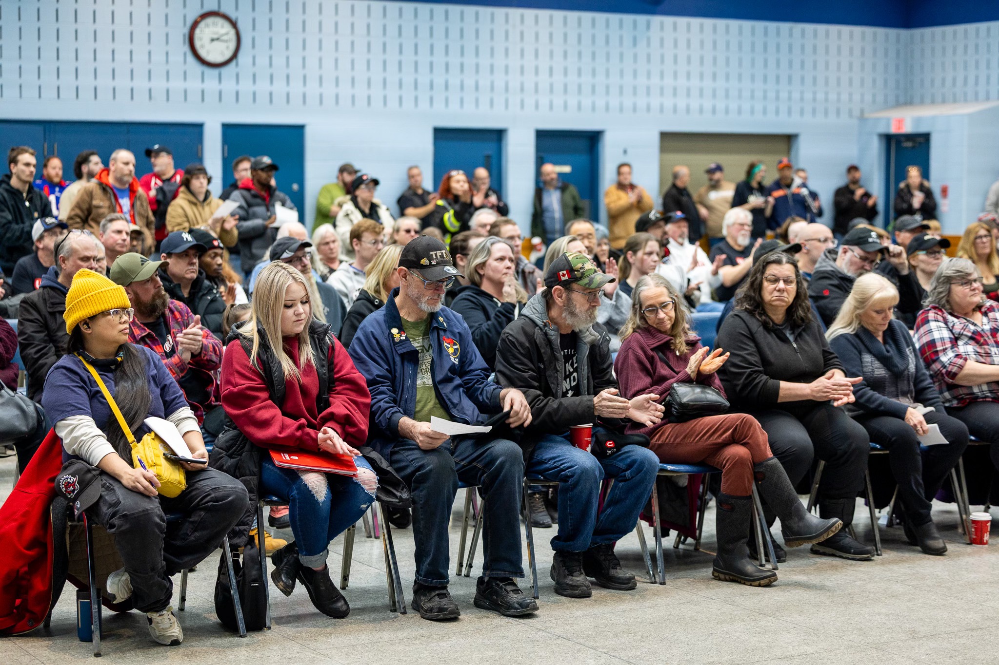 Local 222 members pack union hall as GM cuts the third shift 