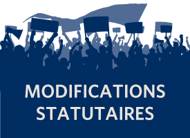 Modifications Statutaires