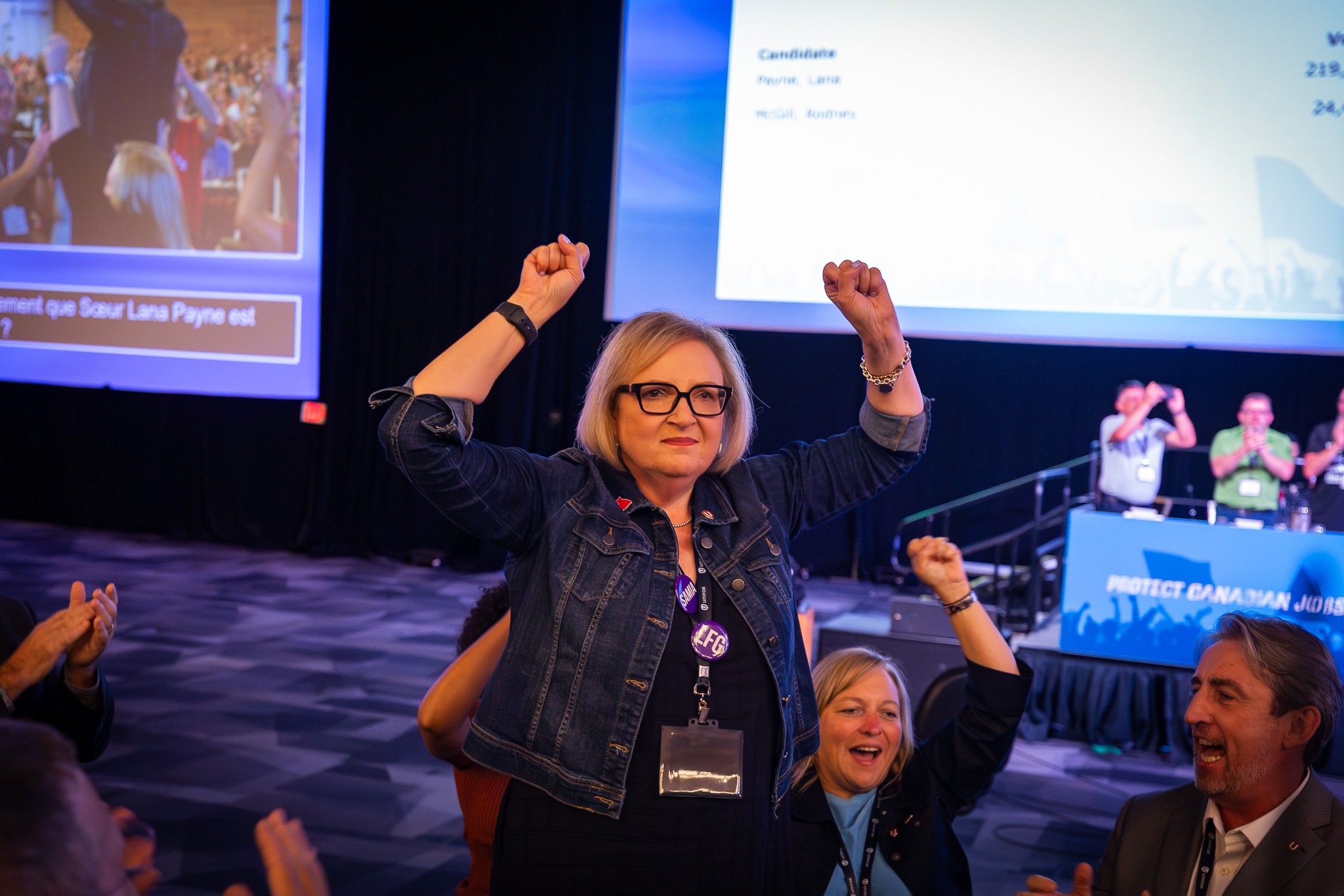 ‘WE HAVE JOBS TO PROTECT’: Unifor National President Lana Payne rises up for a second term