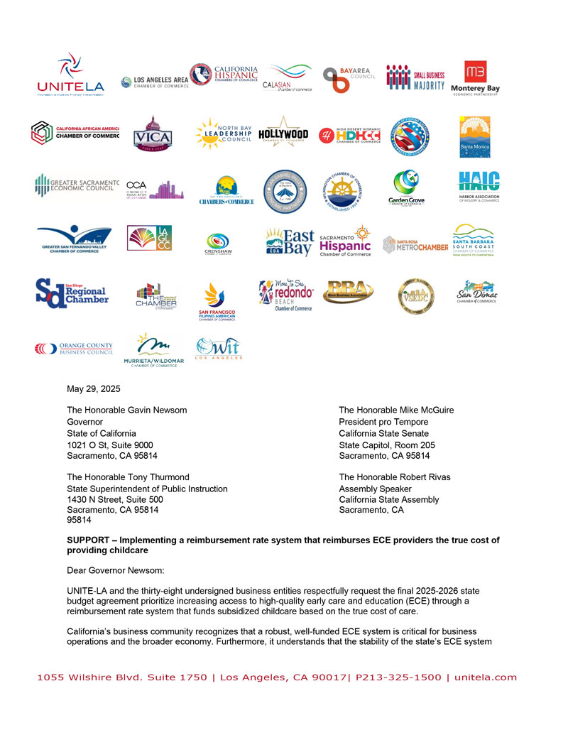 2025 Reimbursement Rate Reform Letter