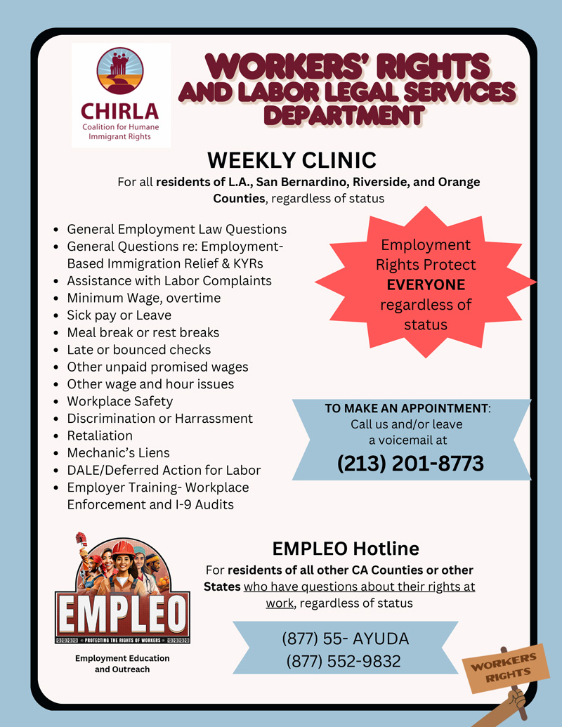 WORKERS RIGHTS FLYER