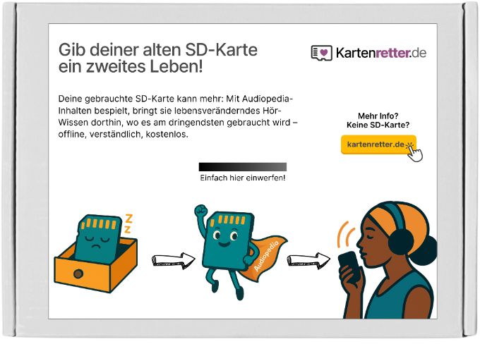 Kartenretter Sammelbox für microSD Karten