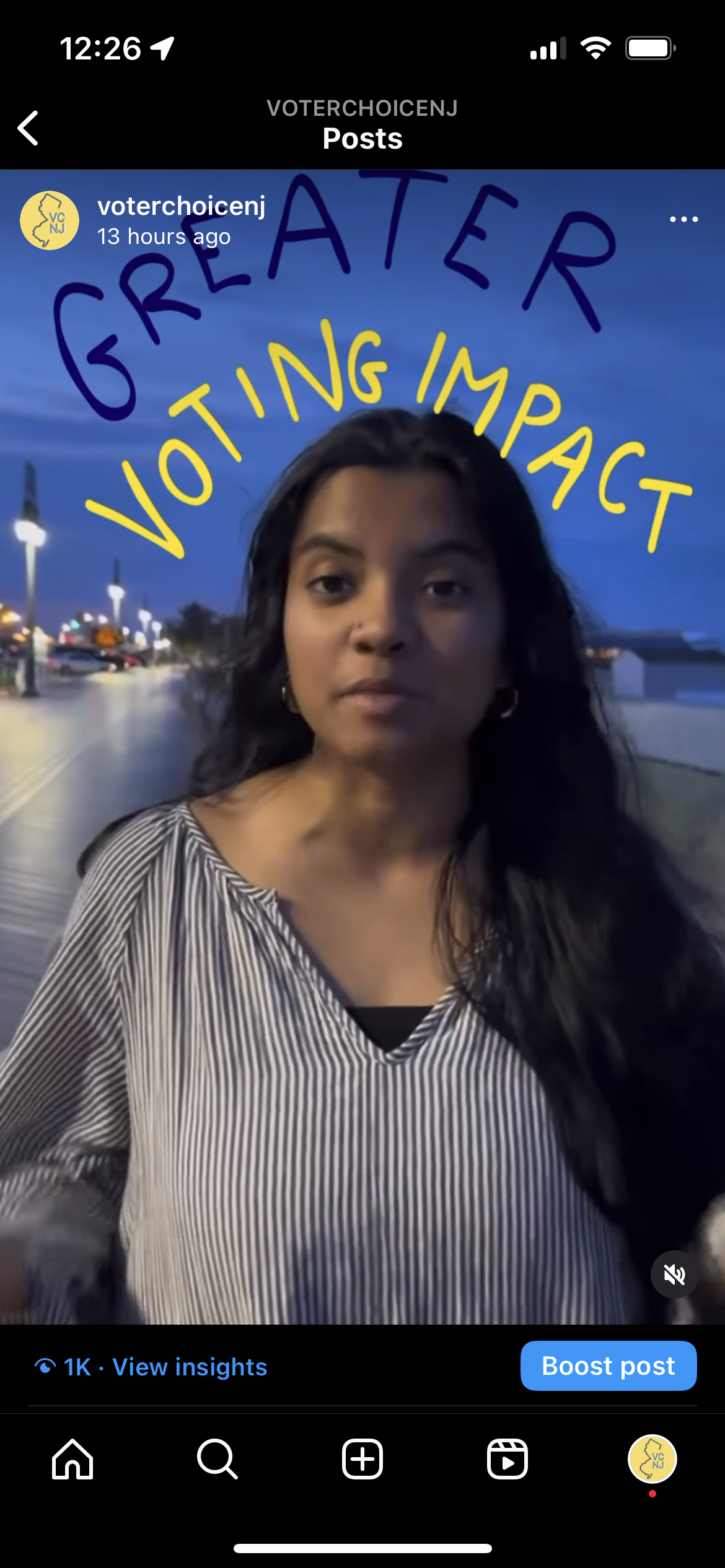 Preview of an Instagram Reel about ranked-choice voting.