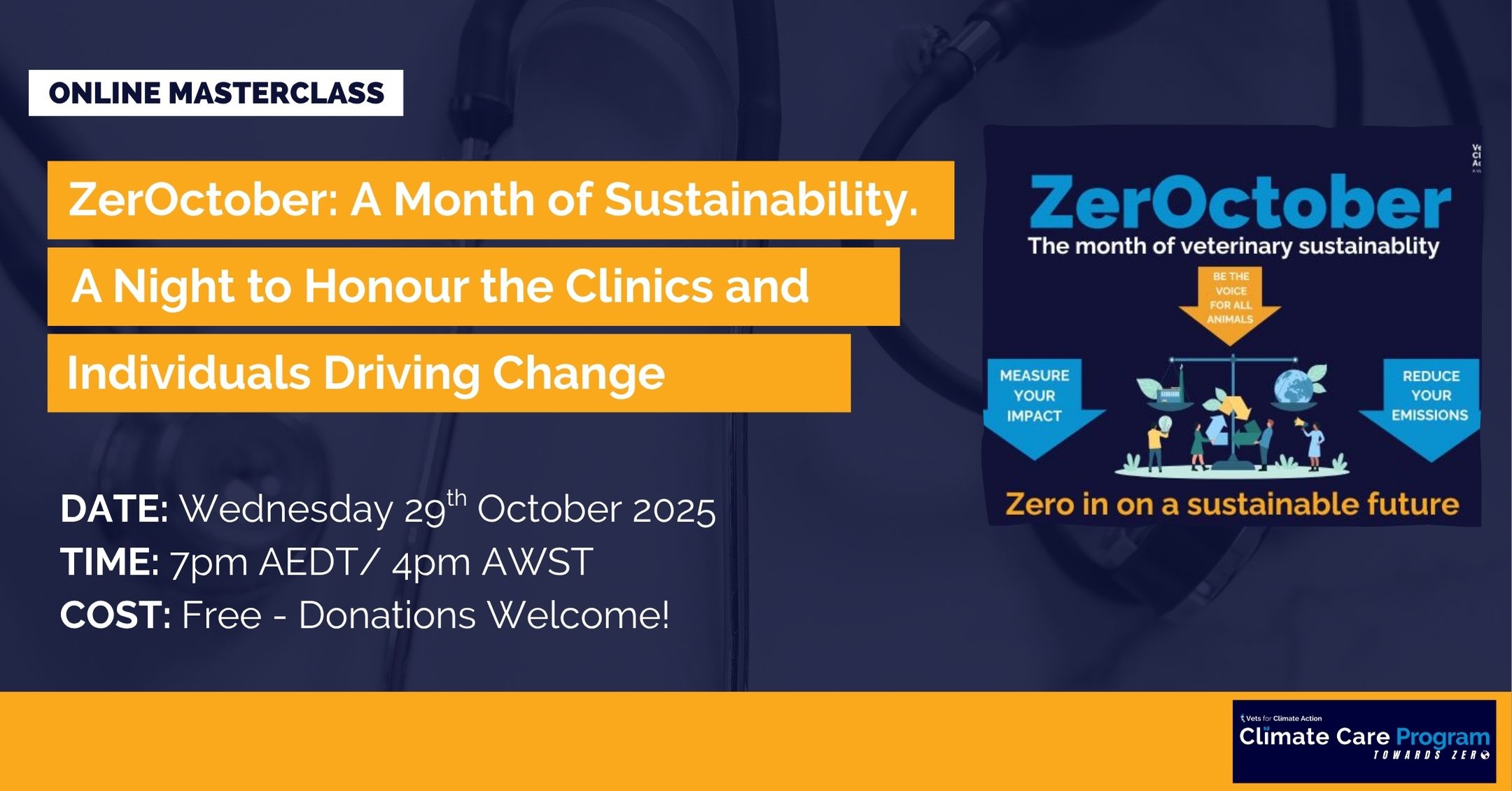 ZerOctober: A month of sustainability, a night to honour the clinics and individuals driving change preview image