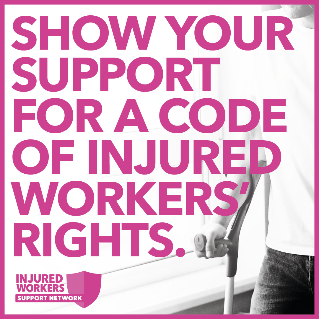 Code of Injured Workers Rights Image
