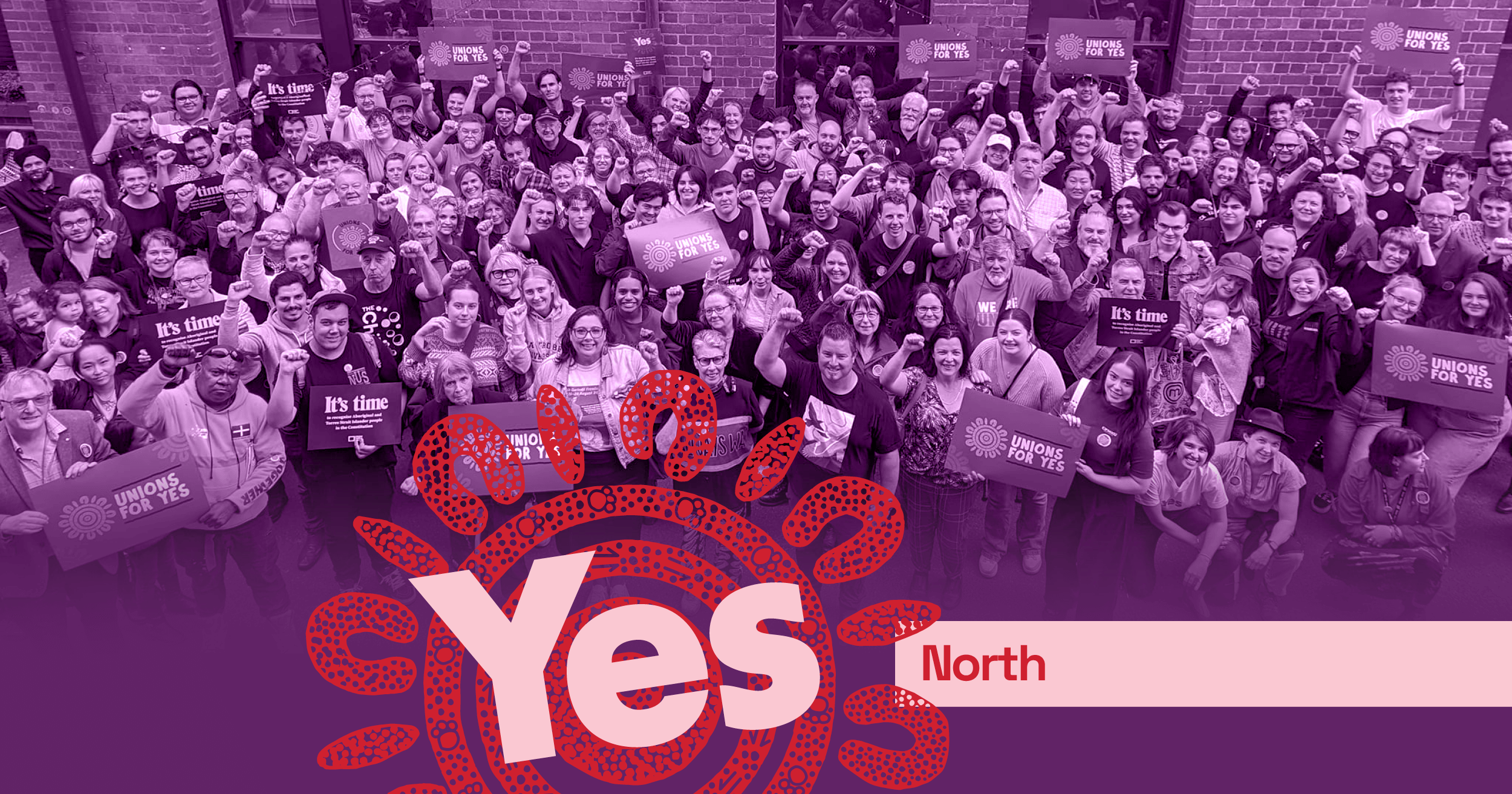 Unions for Yes Hadfield Street Stall