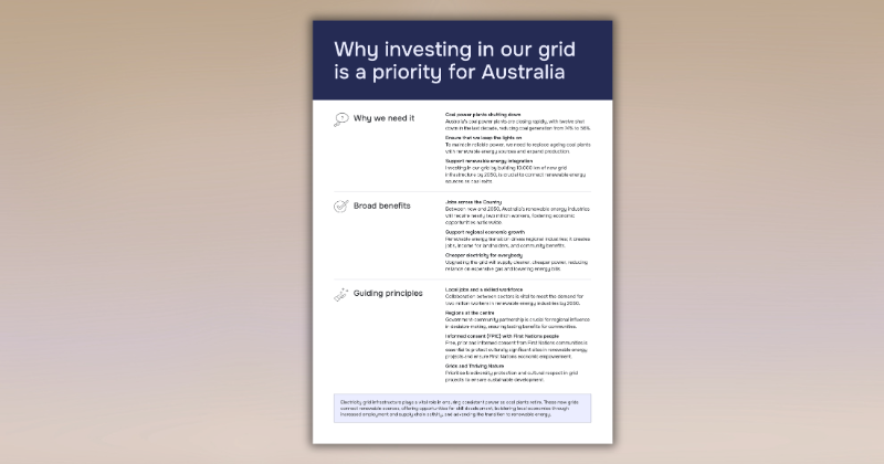 Why investing in our grid is a priority for Australia – Report