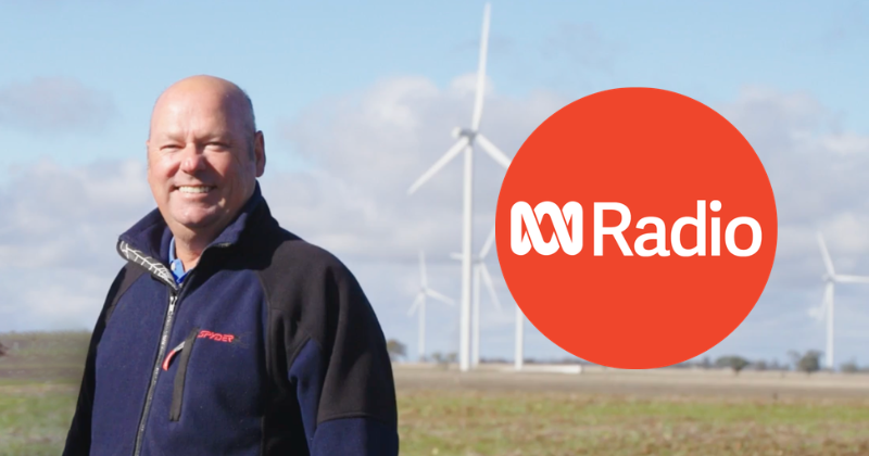 Simon Tickner shares his experience farming under transmission and wind turbines