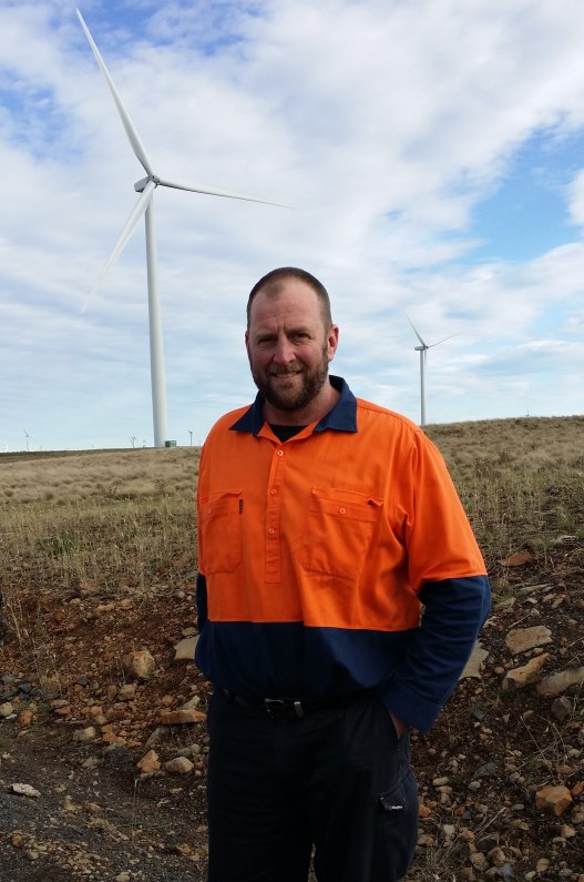Mark Wiggins, Operations Manager at Boco Rock Wind Farm