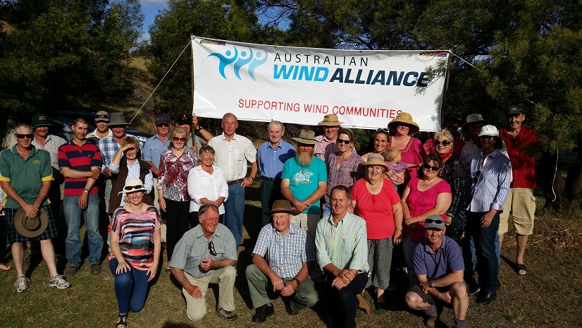 Supporters meet up to talk wind