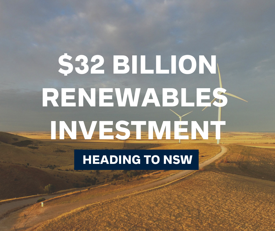 $32bn energy shot in the arm for regional NSW