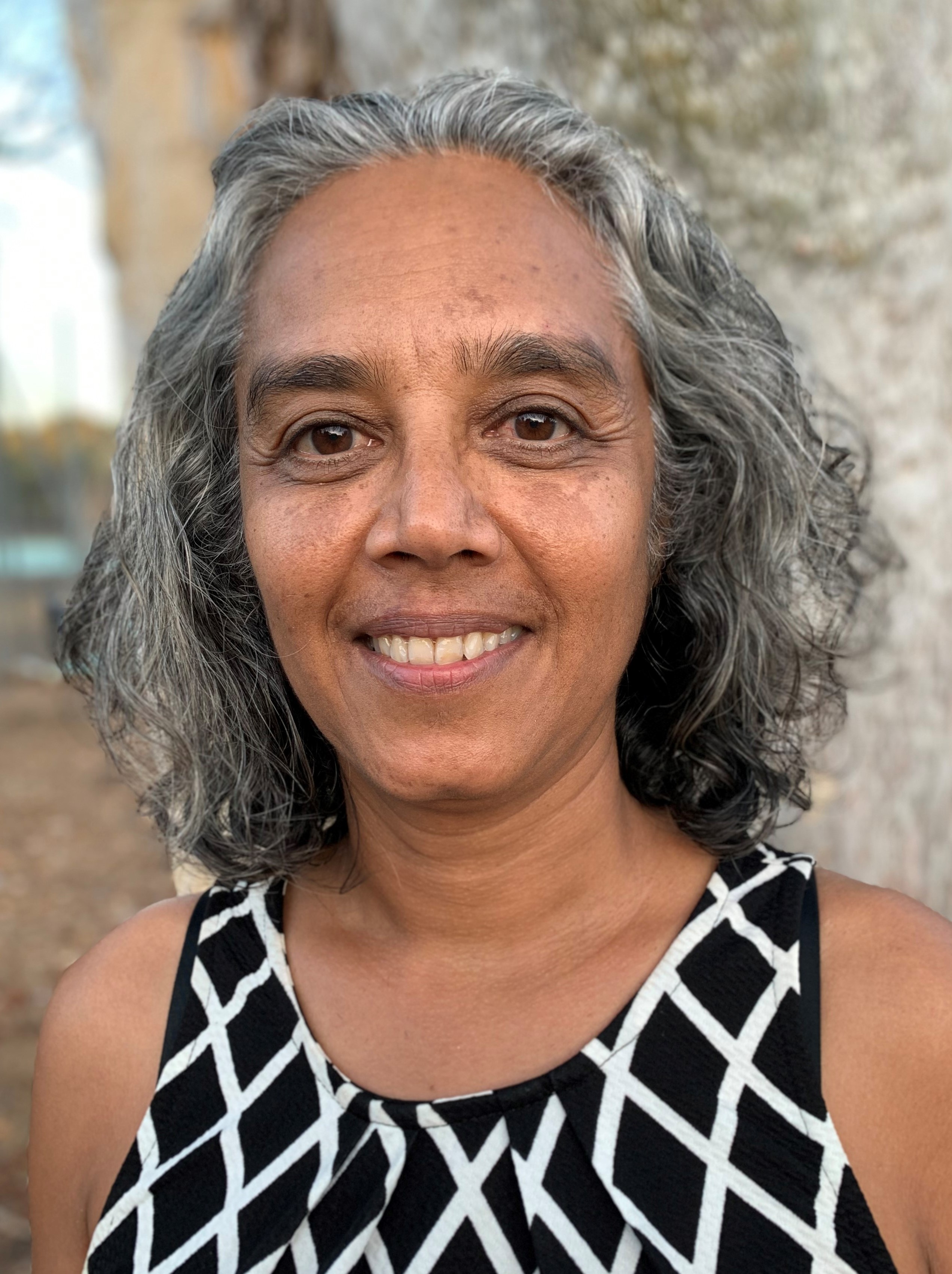 Muni acknowledges the privilege of living on beautiful Larrakia Country. She draws hope and strength from diverse people coming together with curiosity to share power, build community, and create more inclusive ways of living with the more-than-human