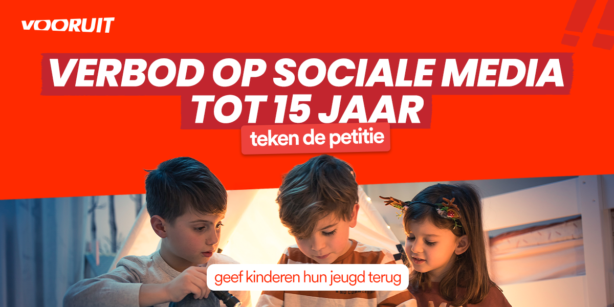 Geef kinderen hun jeugd terug - Vooruit strijdt voor verbod op sociale media tot 15 jaar
