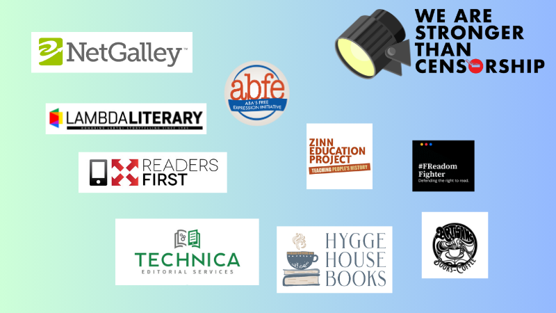 logos of new partners for WE ARE STRONGER THAN CENSORSHIP