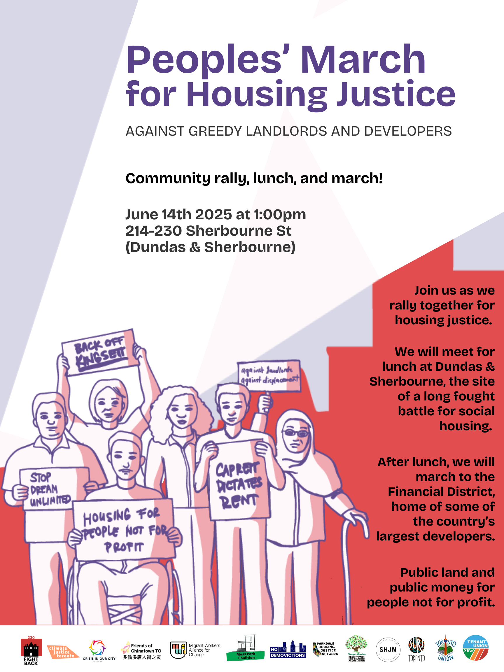 PeopleMarchforHousingPoster