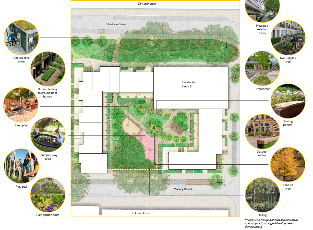 Lilestone Street Residential Courtyard Lilestone Street Residential Courtyard