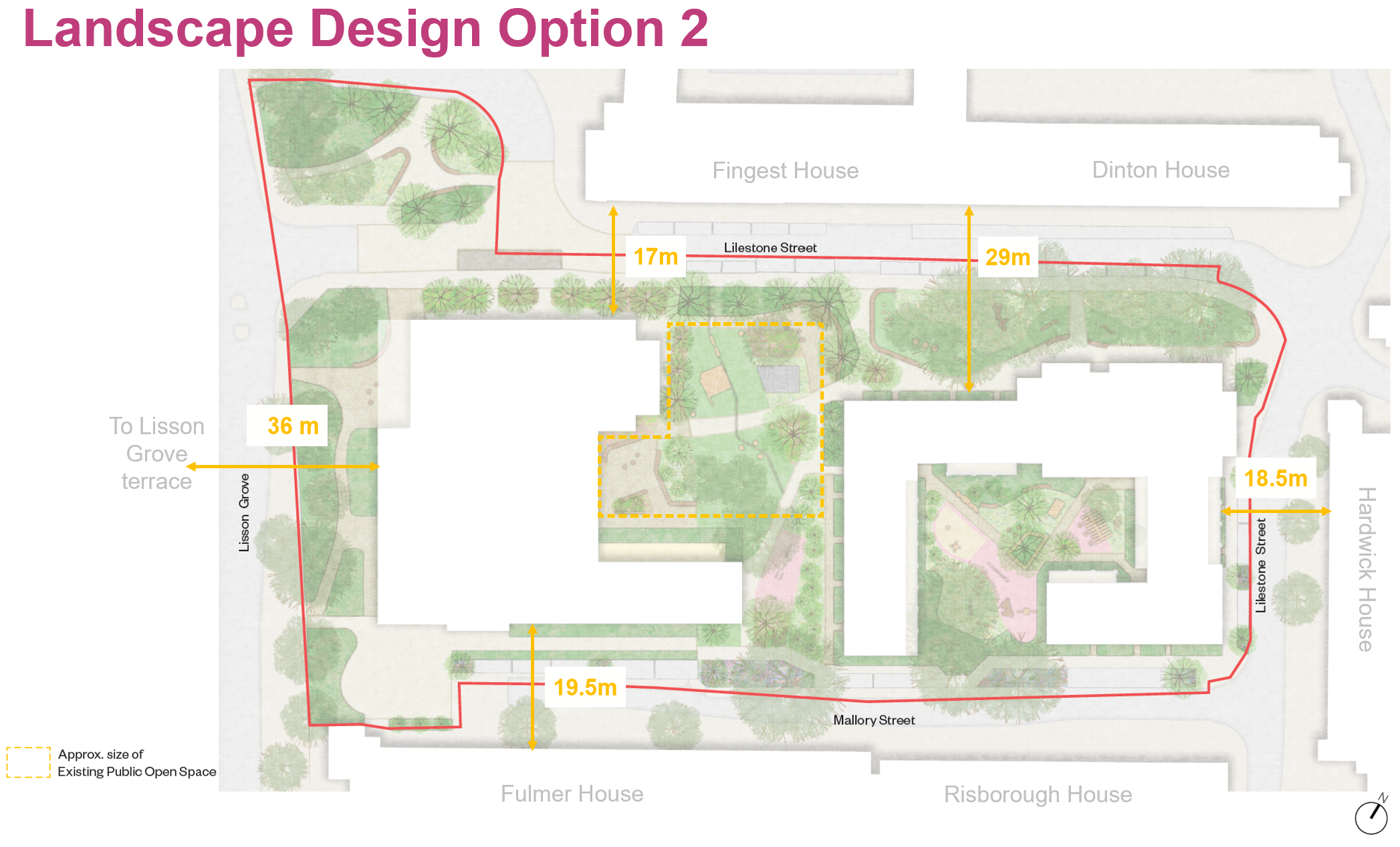 Option 2 landscaping proposls