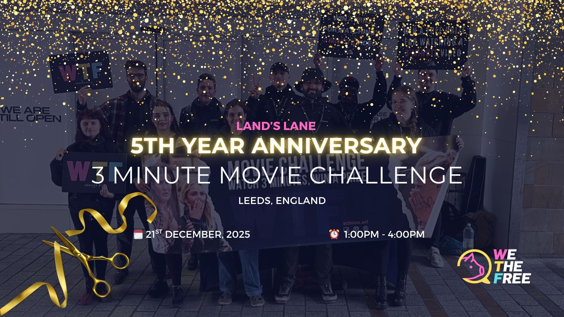 WTF: Leeds, England - 5th Anniversary Movie Challenge, December 21st, 2025