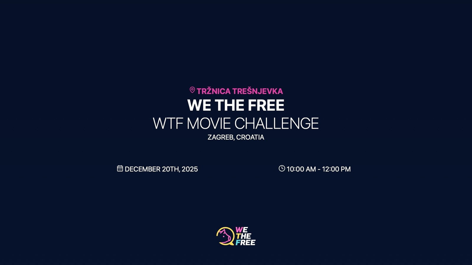 WTF: Zagreb, Croatia - WTF Movie Challenge, December 20th, 2025