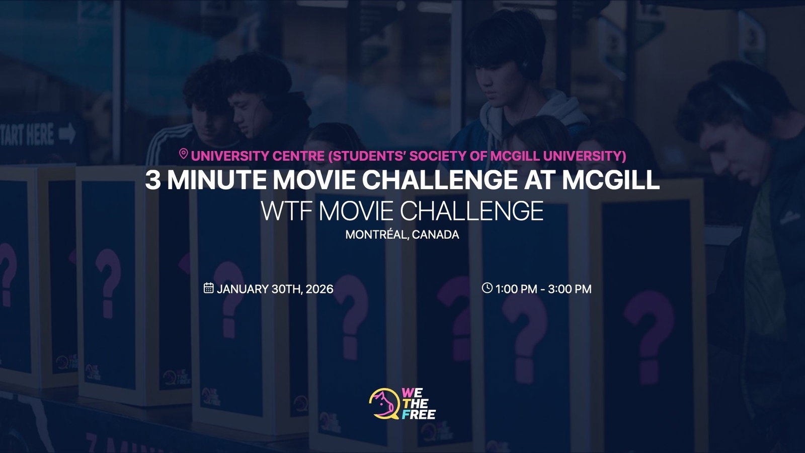 WTF: Montréal, QC - WTF Movie Challenge, January 30th, 2026