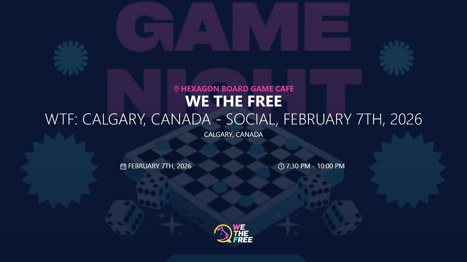 WTF: Calgary, Canada - Social, February 7th, 2026