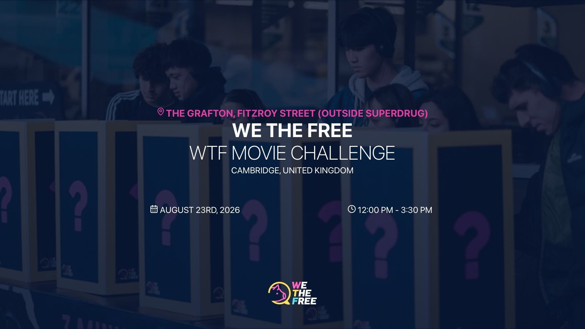 WTF: Cambridge, England - WTF Movie Challenge, August 23rd, 2026