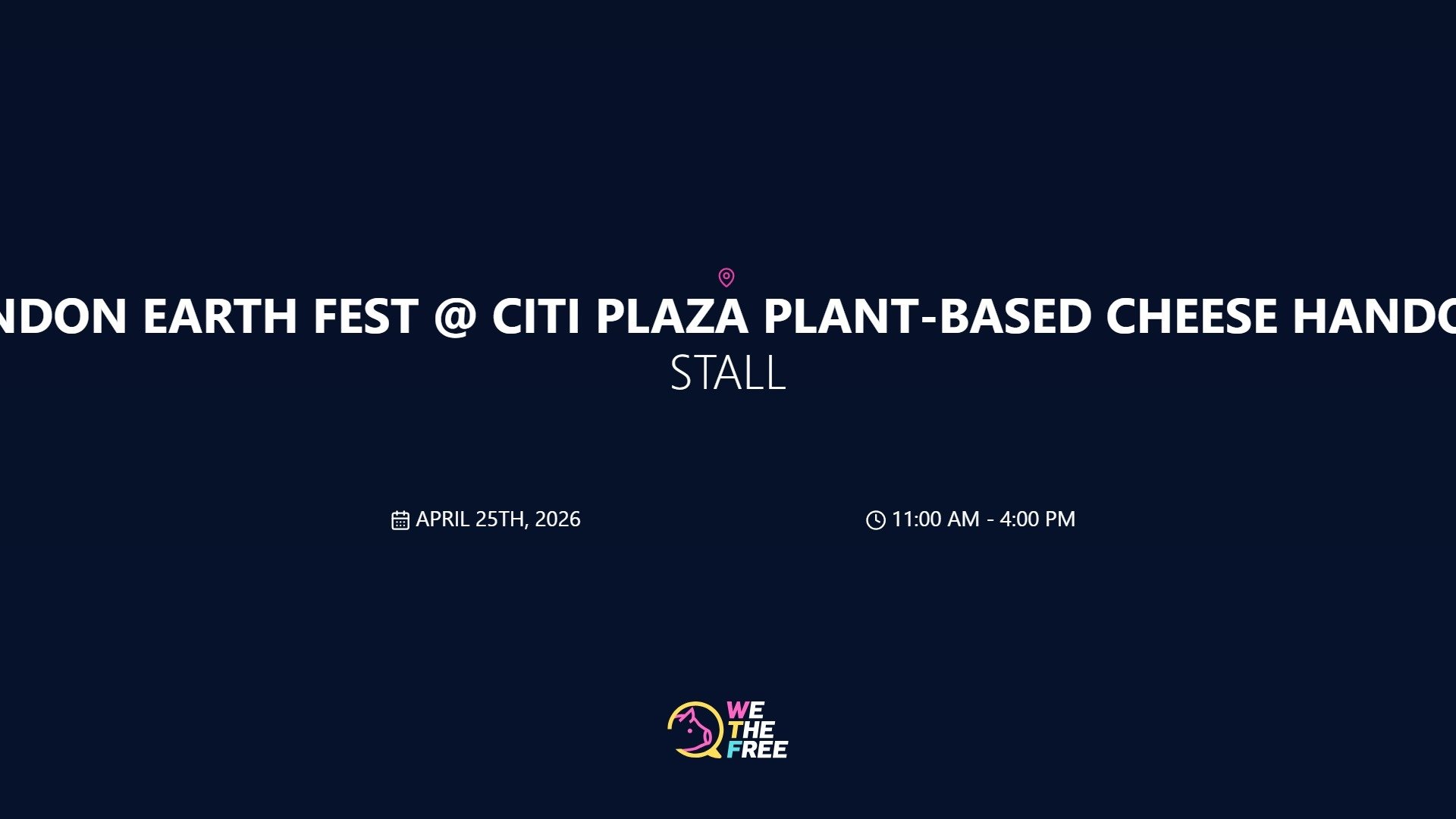 WTF: London, Canada - Stall, April 25th, 2026