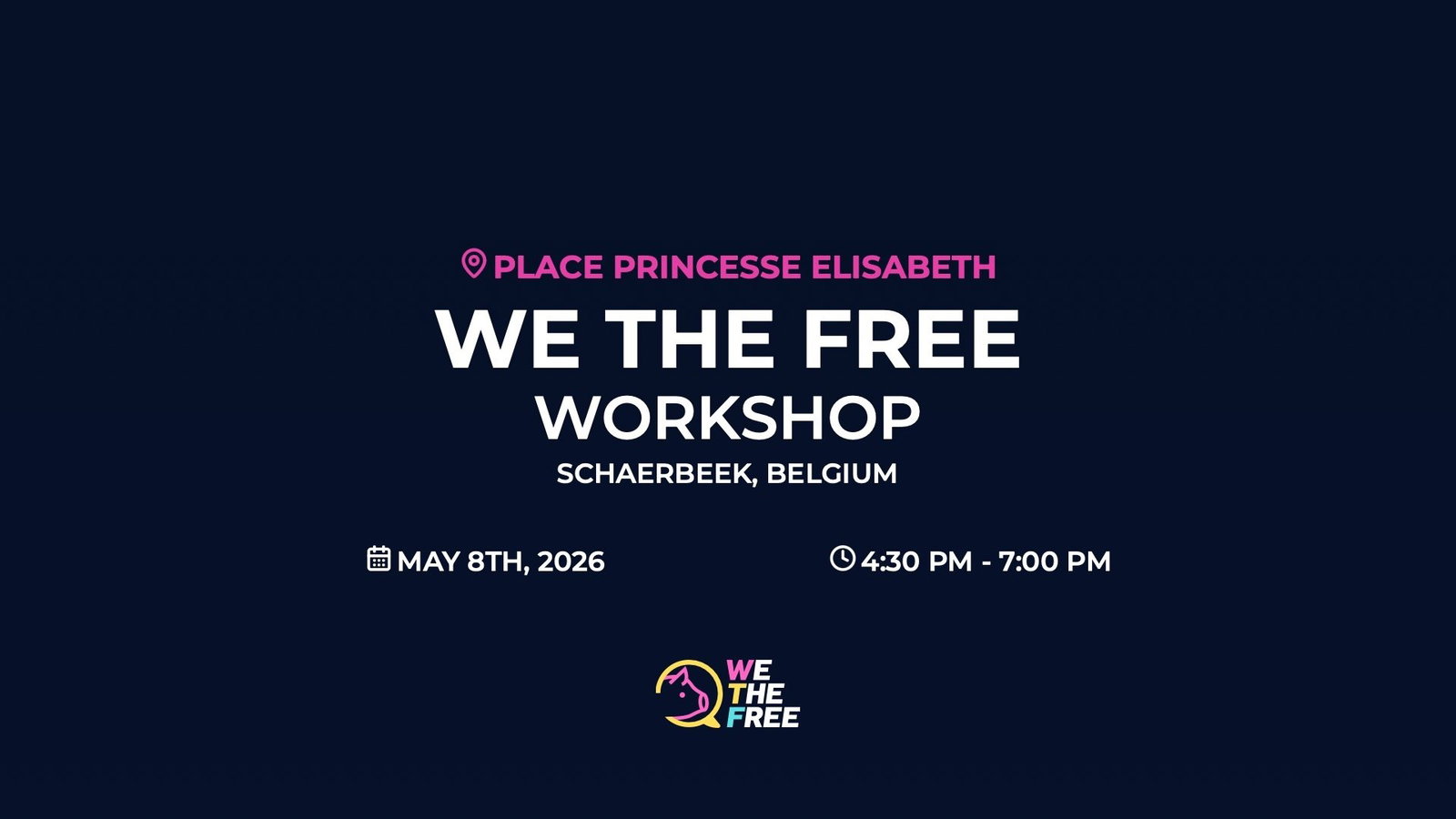 WTF: Brussels, Belgium - Workshop, May 8th, 2026