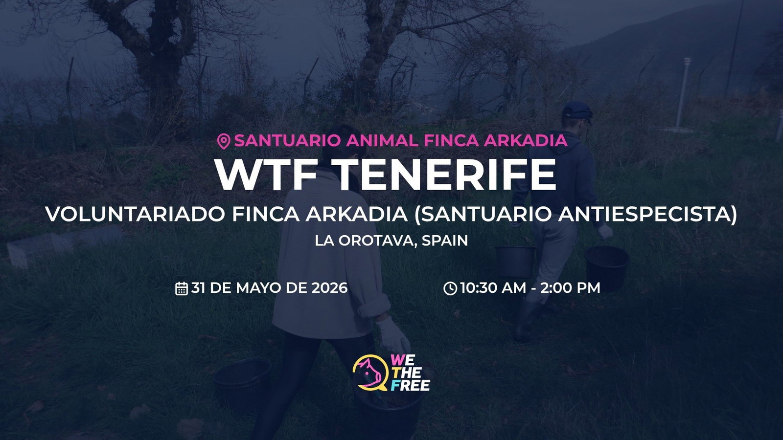Voluntariado Finca Arkadia (Santuario antiespecista)