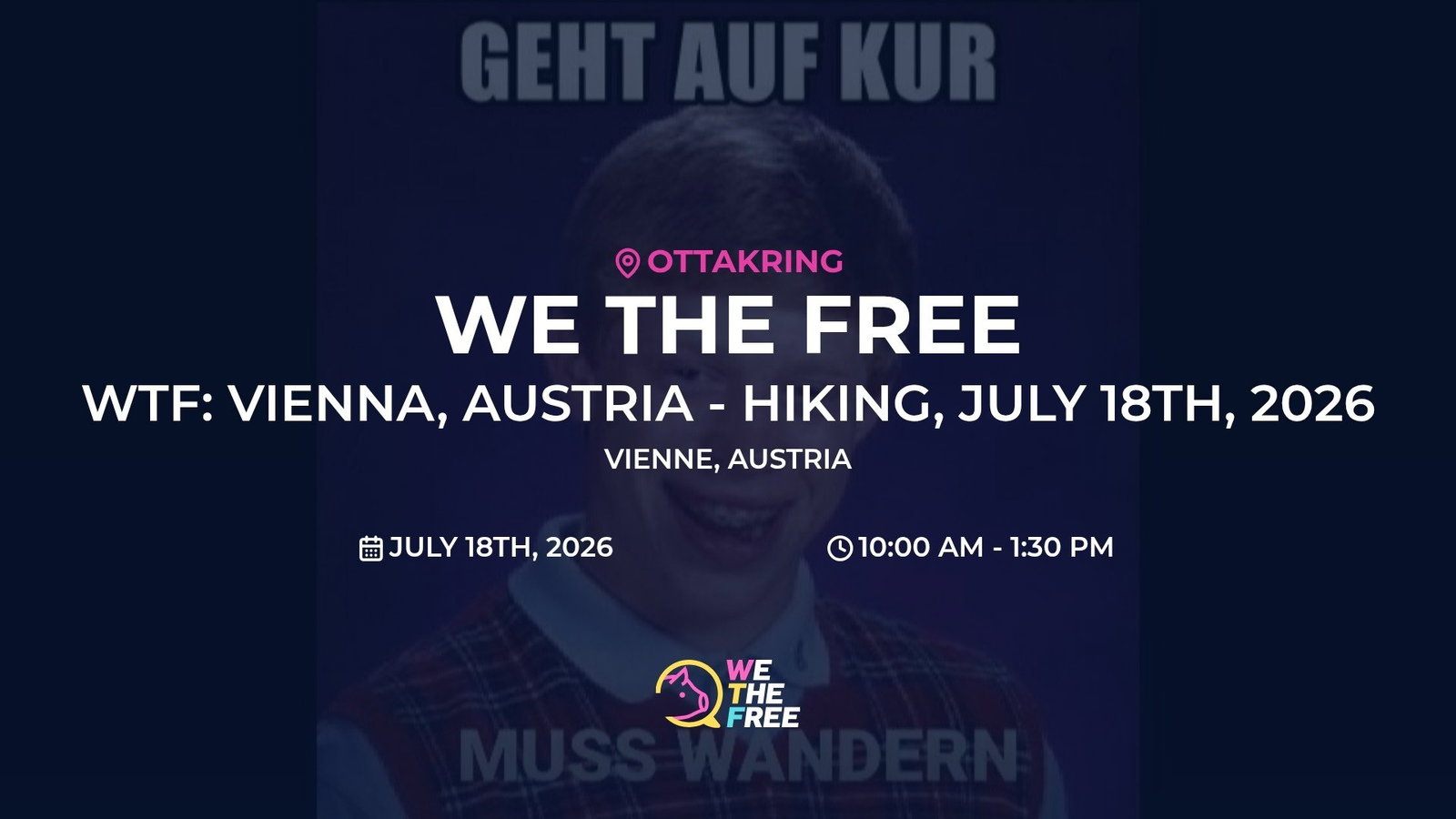 WTF: Vienna, Austria - hiking, July 18th, 2026
