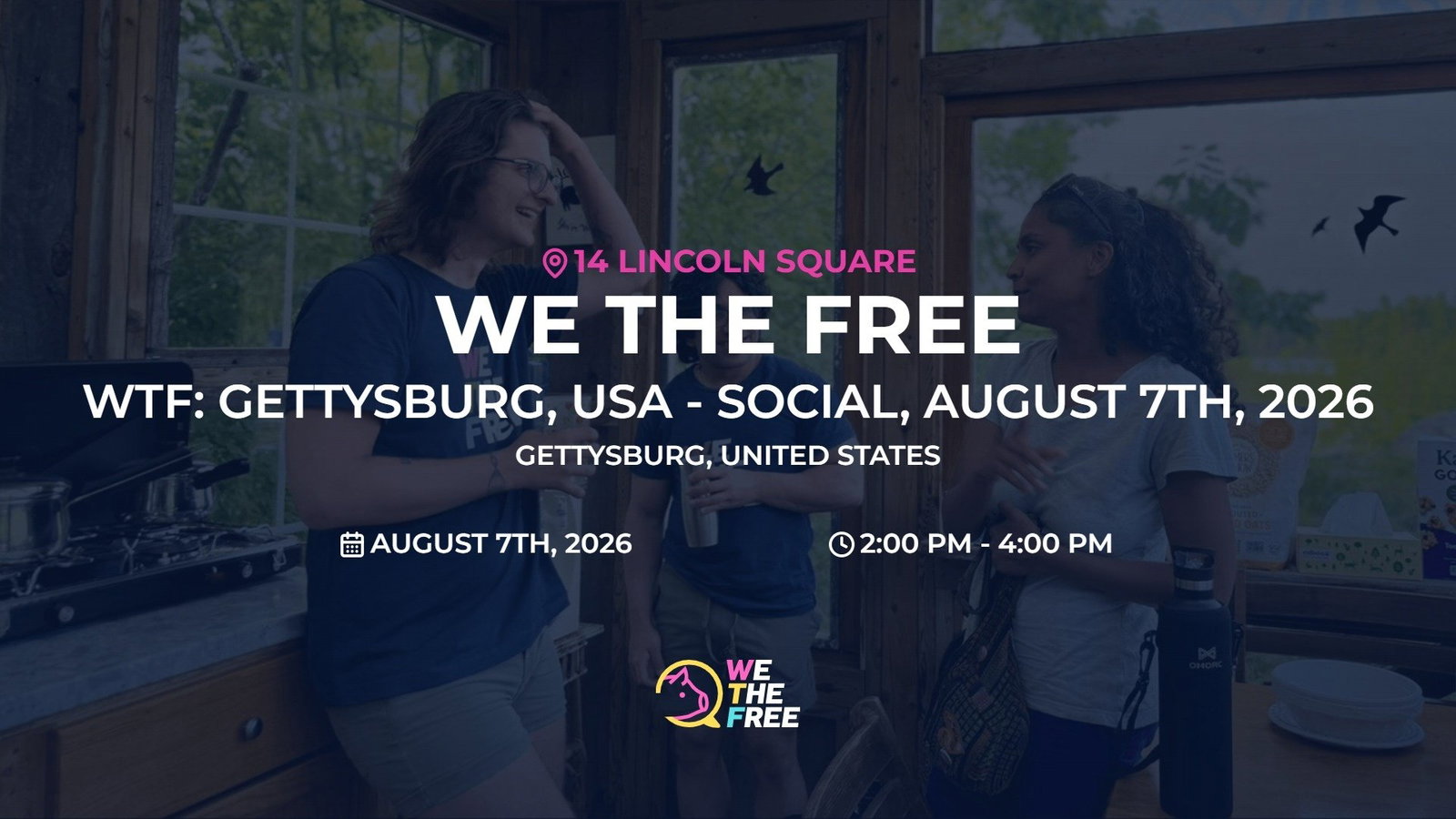 WTF: Gettysburg, USA - Social, August 7th, 2026