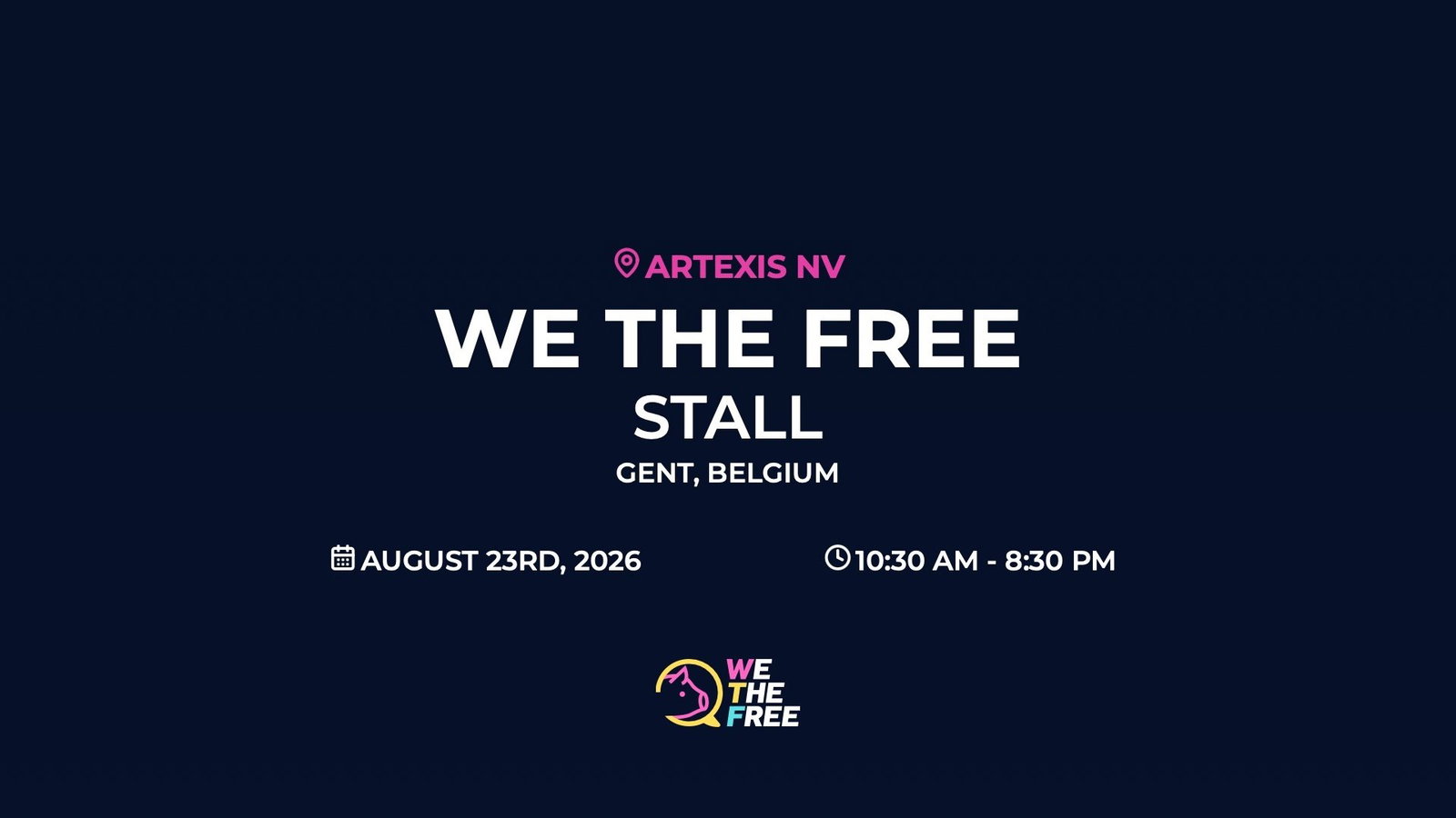 WTF: Brussels, Belgium - Vegan Summer Fest, August 23rd, 2026