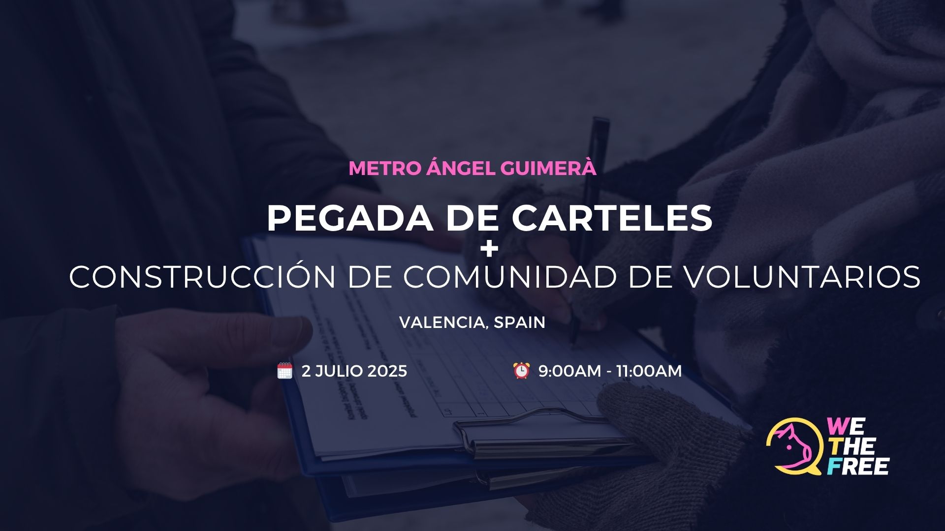WTF Postering and Community Building: Valencia, Spain – 2 July 2025