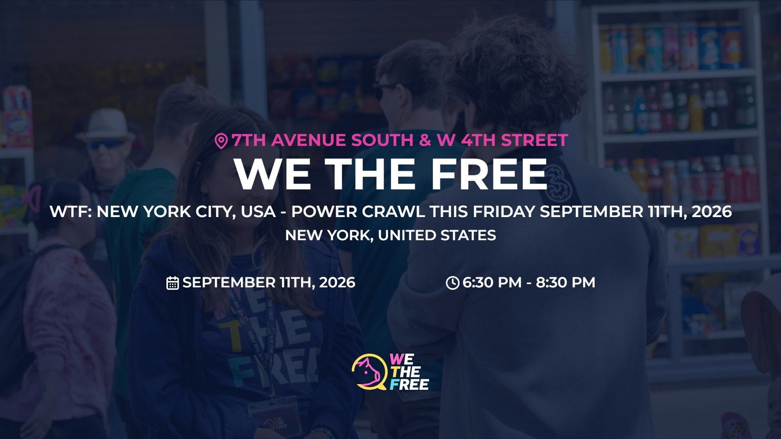 WTF: New York City, USA - Power Crawl this Friday September 11th, 2026